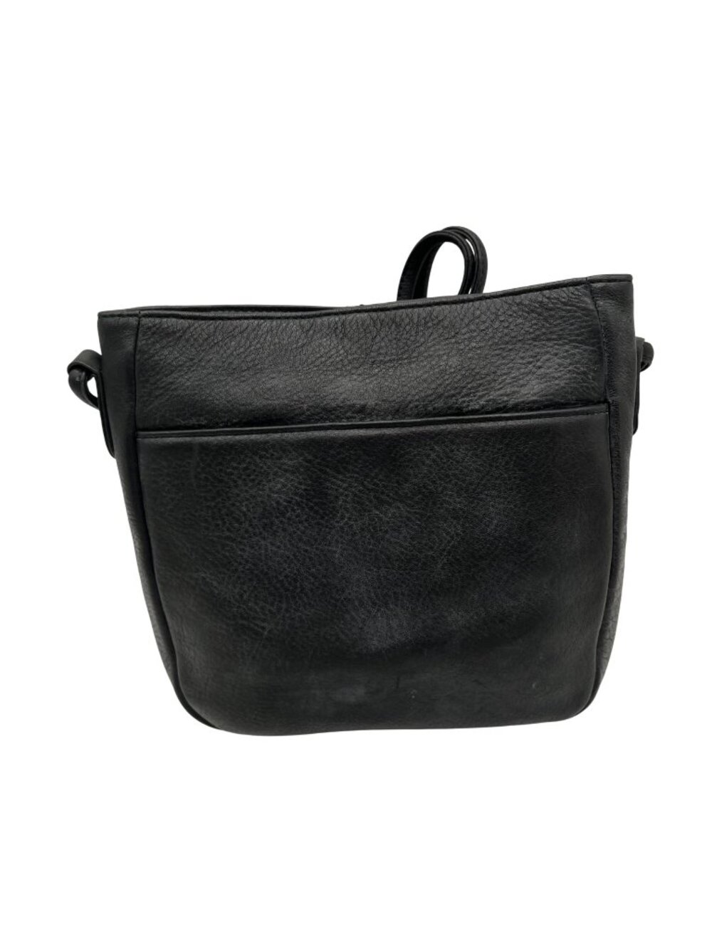 Fossil Black Pebbled Leather Crossbody Bag